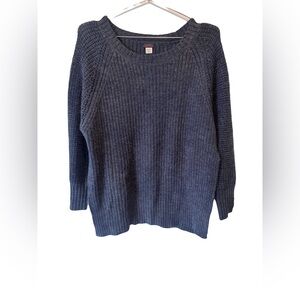 Echo Deep Blue Crewneck Sweater
